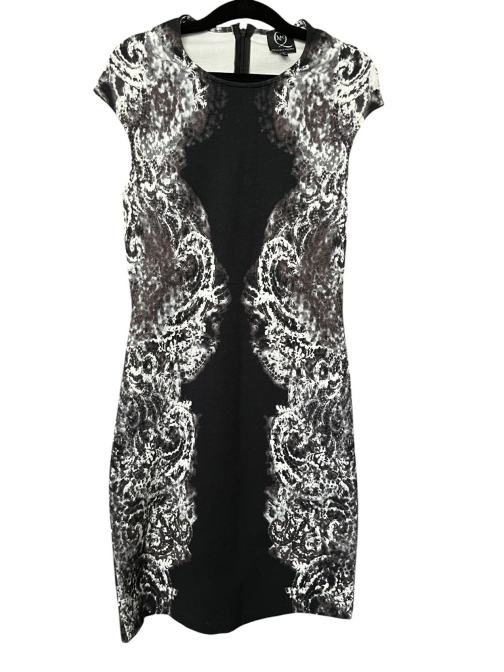 Alexander McQueen Lace-Print Cap-Sleeve Dress Women Size US Small - Picture 3 of 10